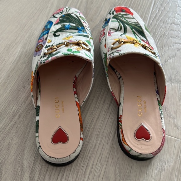 Gucci Floral Mules - Picture 2 of 5